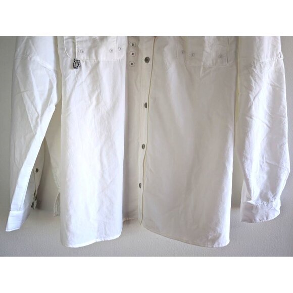 Columbia Shirt Women's Size 3X PFG Bahama Button Front Vented Omni Shade NEW - Picture 3 of 9